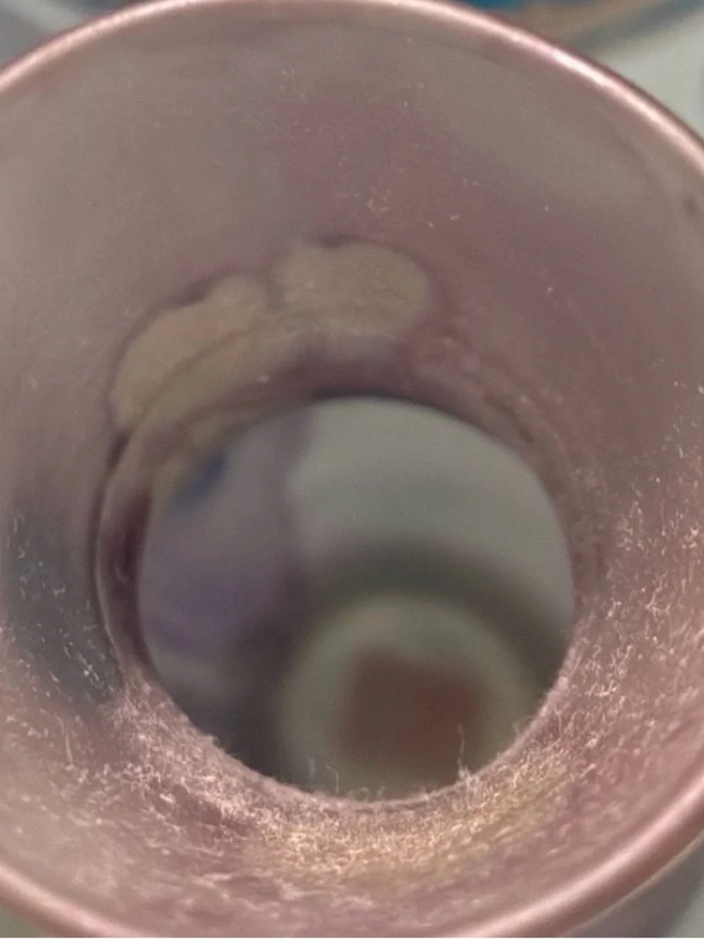 Marbled Ceramic Vase in Lavender and Cream - Home Accents